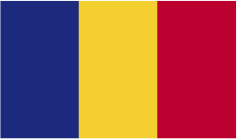 Country flag of Romania