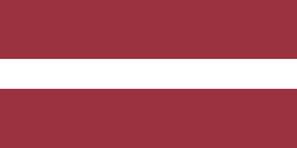 Country flag of Latvia
