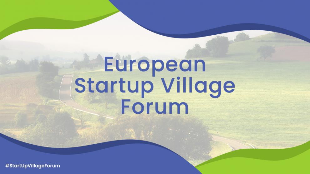 European Startup Village Forum postcard