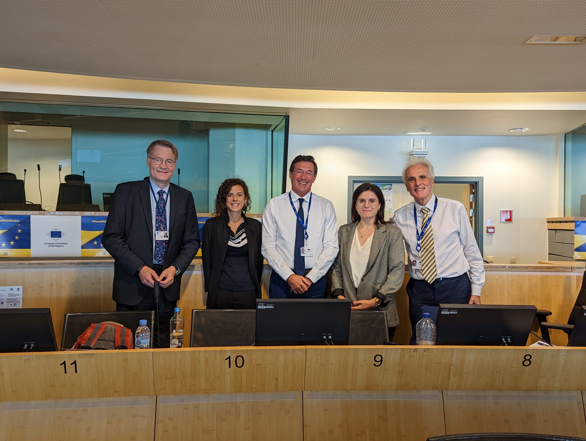 Thomas Wobben (Director European Committee of the Regions), Guia Bianchi (Policy analyst, Joint Research Centre), Mikel Landabaso (Director Joint Research Centre), Hannah Schmidberger (Policy analyst, Joint Research Centre), Xabier Goenaga (Head of Unit, Joint Research Centre).